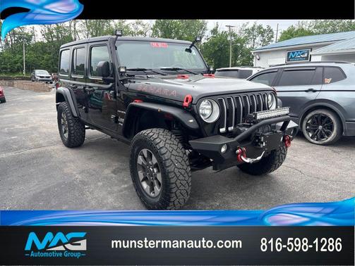Black Clearcoat 2018 Jeep Wrangler Unlimited Sahara