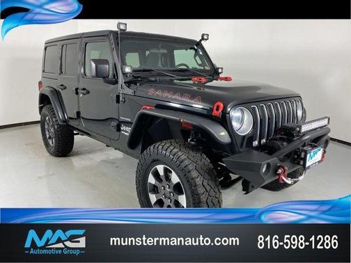 Black Clearcoat 2018 Jeep Wrangler Unlimited Sahara