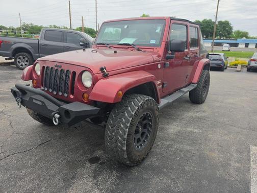 Deep Cherry Red Crystal Pearlcoat 2012 Jeep Wrangler Unlimited Sahara