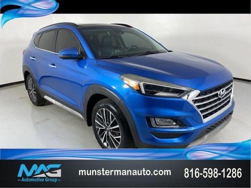 Aqua Blue 2020 Hyundai TUCSON Ultimate