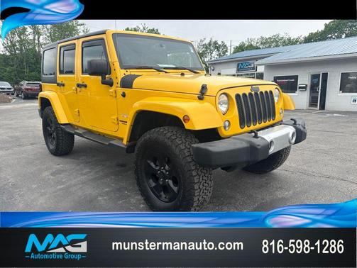 Baja Yellow Clearcoat 2015 Jeep Wrangler Unlimited Sahara