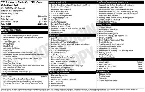 2023 Hyundai SANTA CRUZ SEL