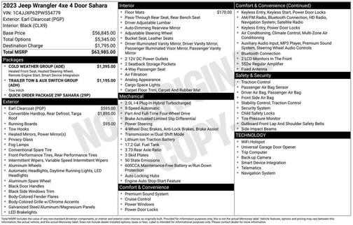 2023 Jeep Wrangler 4xe Sahara