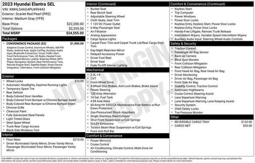 2023 Hyundai ELANTRA SEL