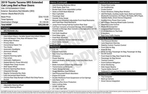 2019 Toyota Tacoma SR5