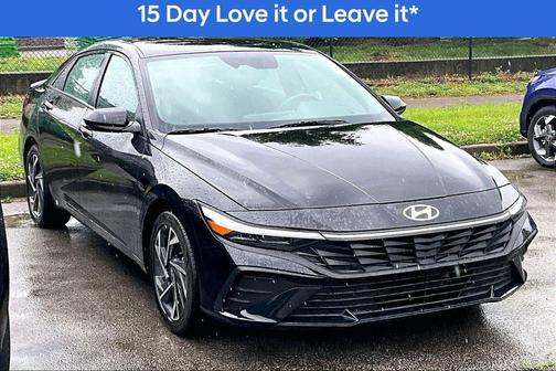 Black 2025 Hyundai ELANTRA HEV SEL
