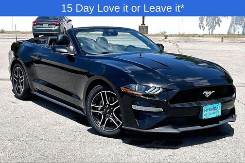 Shadow Black 2023 Ford Mustang EcoBoost Premium