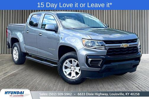 Satin Steel Metallic 2022 Chevrolet Colorado LT
