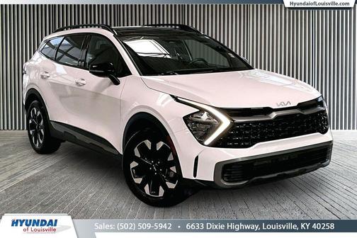 Glacial White Pearl 2023 Kia Sportage X-Line