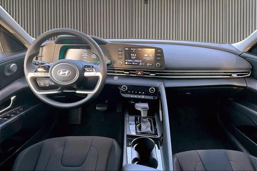 White 2026 Hyundai ELANTRA HEV Blue