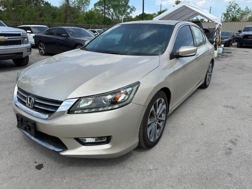 Beige 2015 Honda Accord Sport
