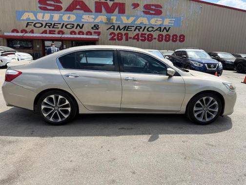 Beige 2015 Honda Accord Sport