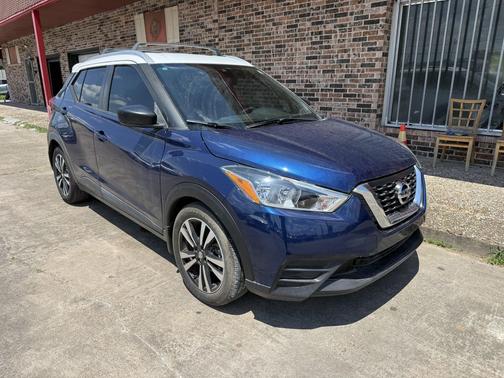 Blue 2020 Nissan Kicks SV