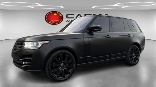 Black 2017 Land Rover Range Rover 5.0L Supercharged Autobiography