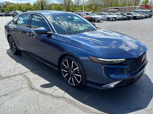 Canyon River Blue 2024 Honda Accord Hybrid Touring