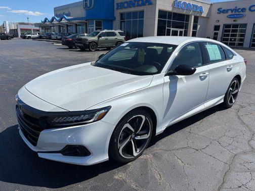 Platinum White Pearl 2022 Honda Accord Sport 1.5T