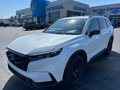 Platinum White Pearl 2023 Honda CR-V Hybrid Sport AWD