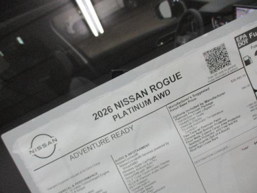 2026 Nissan Rogue Platinum