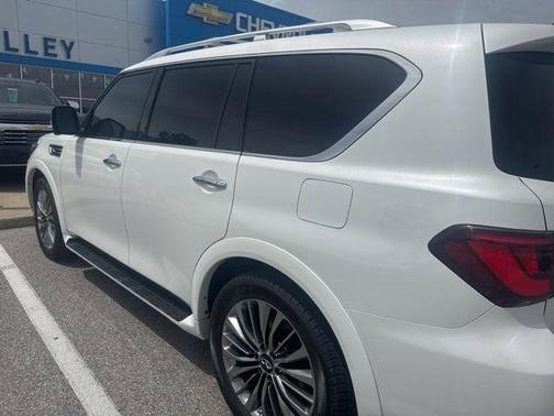 Moonstone White 2021 INFINITI QX80 SENSORY
