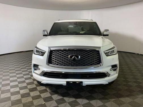 Moonstone White 2021 INFINITI QX80 SENSORY
