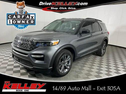 Gray 2023 Ford Explorer XLT
