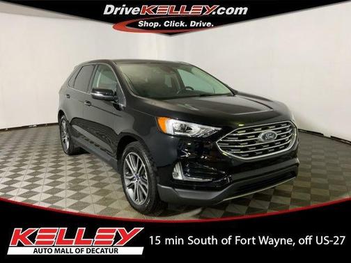 Black Metallic 2021 Ford Edge Titanium