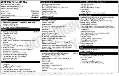 Sterling 2024 GMC Terrain SLT