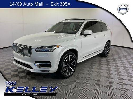 Crystal White 2024 Volvo XC90 B6 Plus Bright Theme 7-Seater