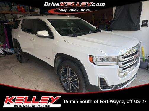 White Frost Tri-Coat 2020 GMC Acadia SLT