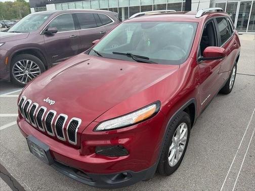 Deep Cherry Red Crystal Pearlcoat 2017 Jeep Cherokee Latitude