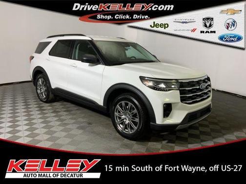 White Metallic 2026 Ford Explorer Active
