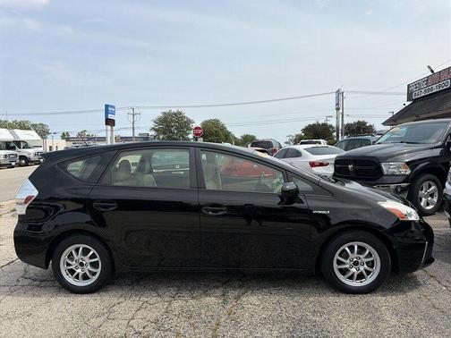 Black 2013 Toyota Prius v Three