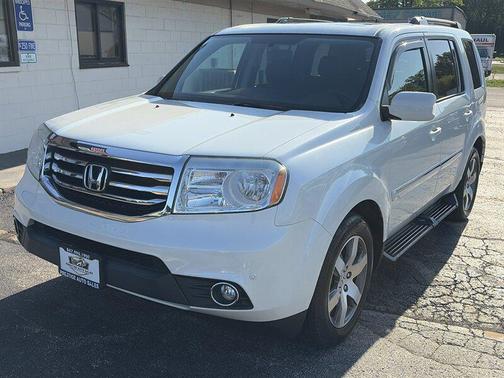 White Diamond Pearl 2014 Honda Pilot Touring