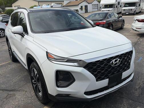 Quartz White 2019 Hyundai SANTA FE Limited 2.0T