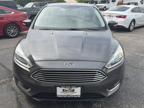 White Platinum Metallic Tri-Coat 2015 Ford Focus Titanium