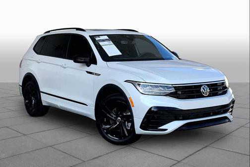 Opal White Pearl 2023 Volkswagen Tiguan 2.0T SE R-Line Black