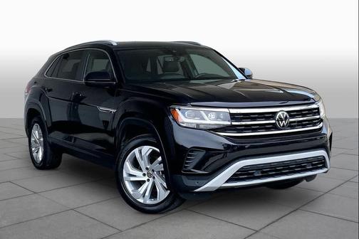 Deep Black Pearl 2021 Volkswagen Atlas Cross Sport 3.6L V6 SEL