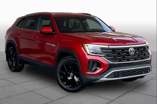 Aurora Red Metallic 2025 Volkswagen Atlas Cross Sport 2.0T SE w/Technology
