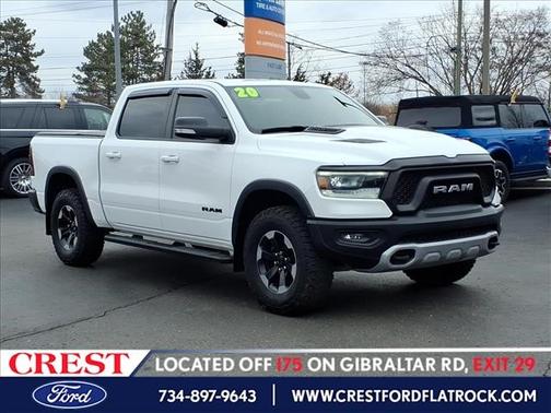 Bright White Clearcoat 2020 RAM 1500 REBEL
