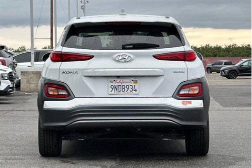Chalk White 2020 Hyundai KONA EV Limited