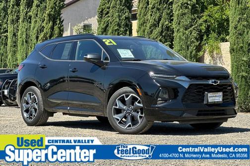 Black 2021 Chevrolet Blazer RS