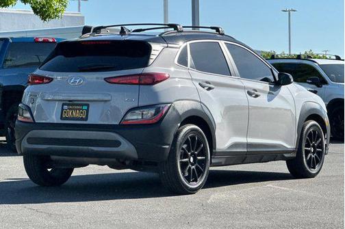 Cyber Silver w/Black Roof 2023 Hyundai KONA SEL