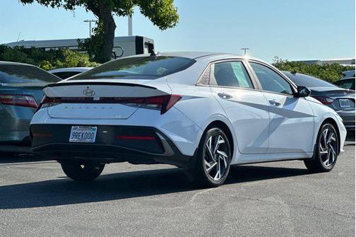 Serenity White 2025 Hyundai ELANTRA Sport