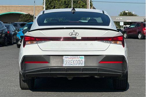 Serenity White 2025 Hyundai ELANTRA Sport