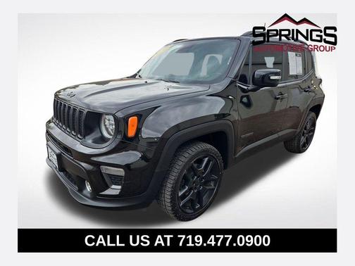 Black Clearcoat 2020 Jeep Renegade Altitude
