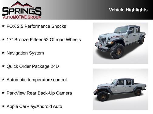 Silver Zynith Clearcoat 2022 Jeep Gladiator Mojave