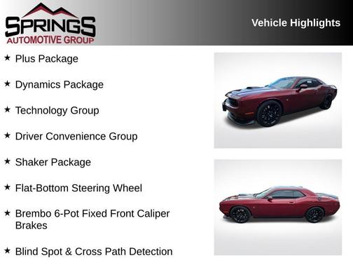 Octane Red Pearlcoat 2022 Dodge Challenger R/T Scat Pack