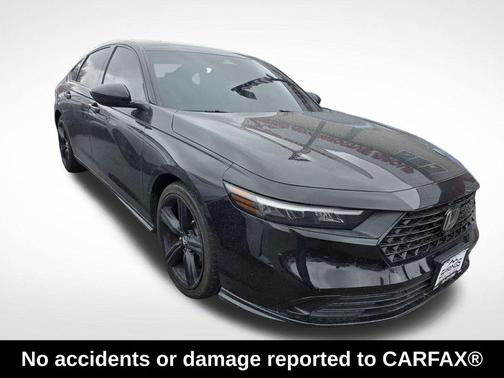 Black 2023 Honda Accord Hybrid Sport-L