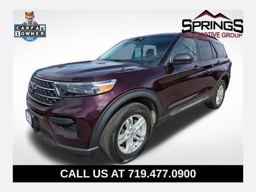 Red Metallic 2023 Ford Explorer XLT
