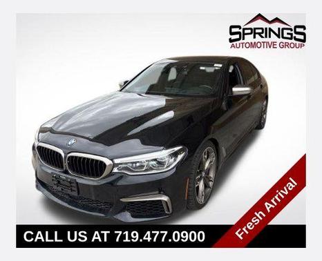 Black Sapphire Metallic 2018 BMW M550 i xDrive